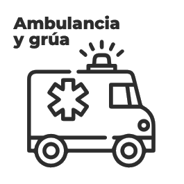 Ambulancia y Grúa