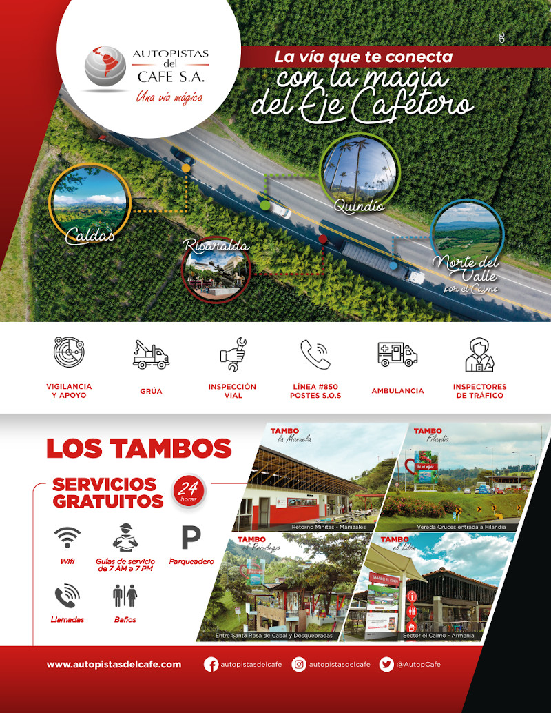 En el 2019, viajeros disfrutaron y recorrieron masivamente el Eje Cafetero por Autopistas del Café