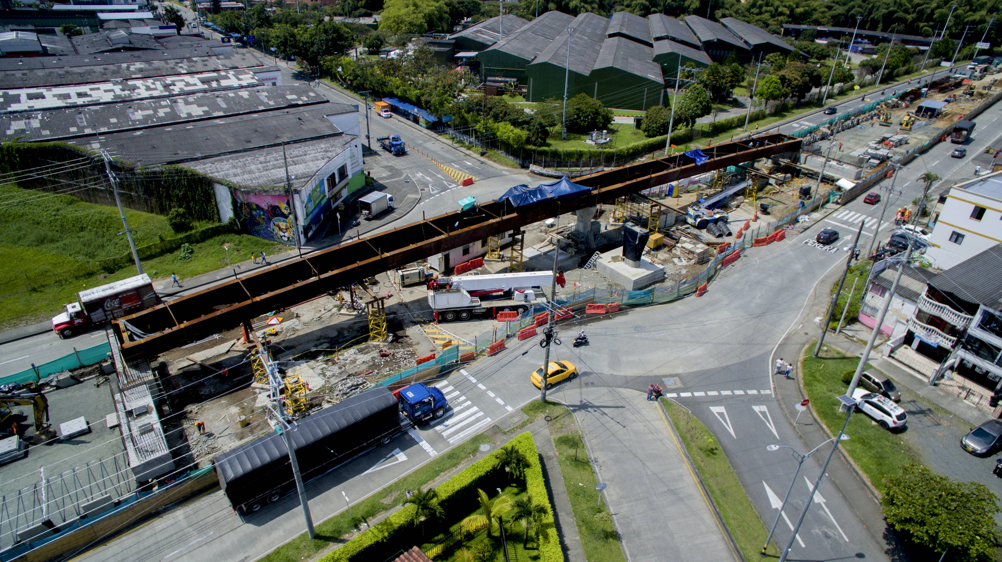 Así avanzan las obras de Autopistas del Café