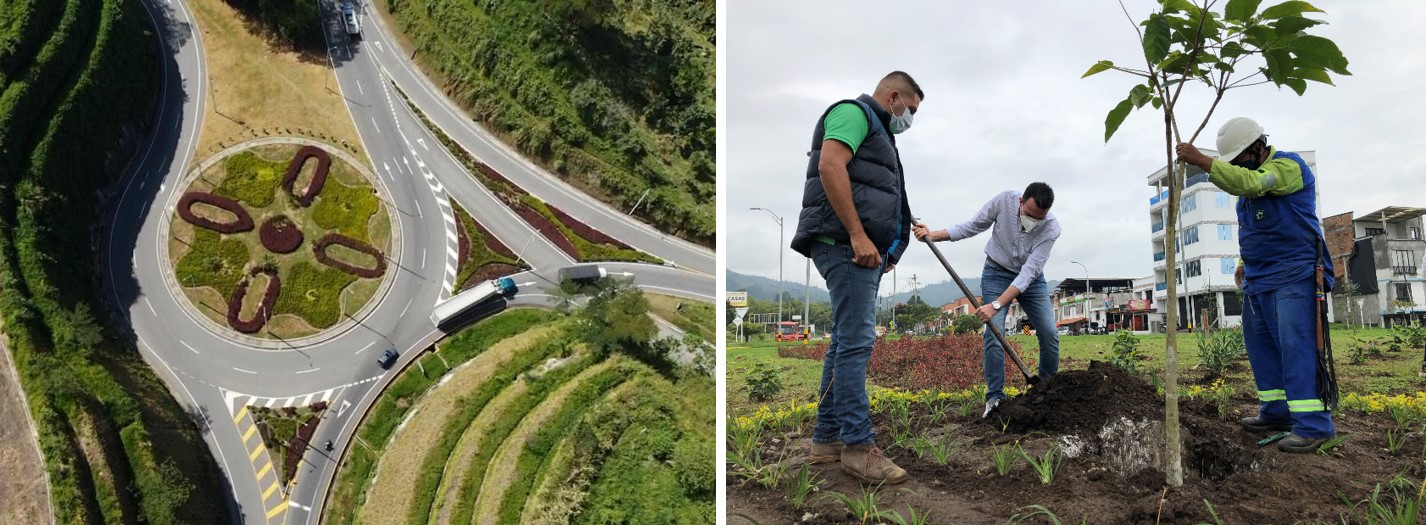 Autopistas del Café aporta al medio ambiente y al embellecimiento del paisaje del Eje Cafetero