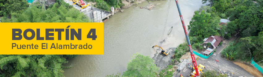 FUE RETIRADO EL 100% DEL PUENTE EL ALAMBRADO