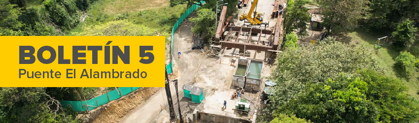 EN UN 42% AVANZA LA OBRA PARA EL RESTABLECIMIENTO DE LA MOVILIDAD SOBRE EL RÍO LA VIEJA