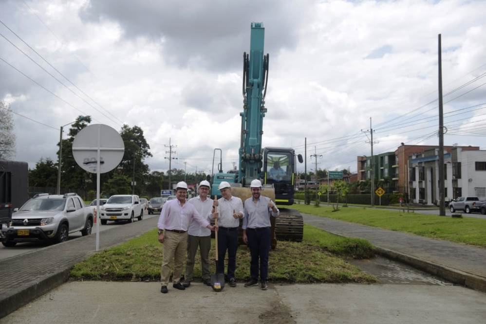 Autopistas del Café inicia las obras del puente elevado de la glorieta de Postobón en Dosquebradas